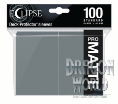 Standard Sleeves - Smoke Grey Matte 100ct - Eclipse
